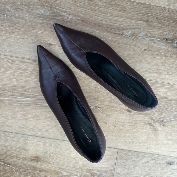 Celine Brown Leather Heels - Picture 4 of 6